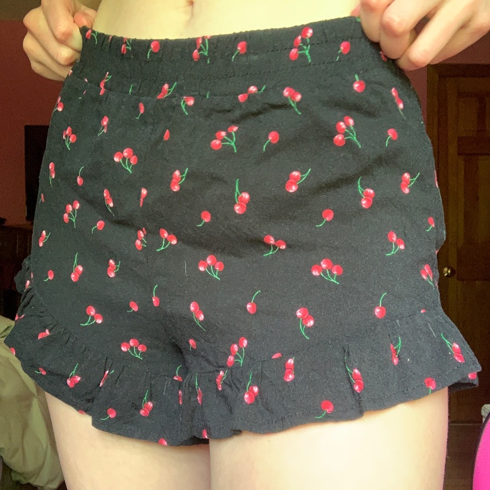 cherry soft shorts